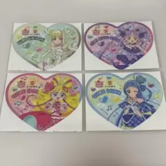 アイドルプリキュア かっぱ寿司コラボ コースター 4枚セット