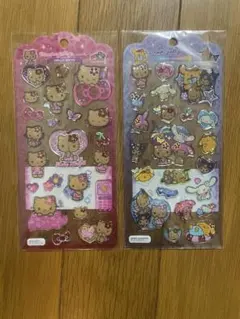 国内正規品　ドロップジェリーシール　日焼けキティ　サンリオキャラクターズ　2枚