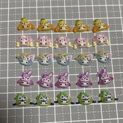 キティ　ダッフィーフレンズ　ネイルパーツ