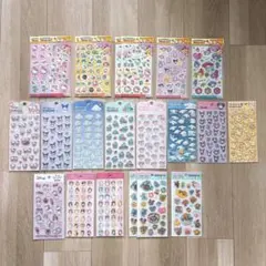 【新品未開封】ダイソー　セリア　シール　サンリオ　ディズニー　22枚　まとめ売り