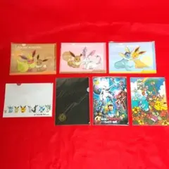 ポケモン イーブイコレクションクリアファイル ポケモンクリアファイル7点セット