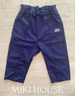 【美品】MIKI HOUSE ネイビー ハーフパンツ 90サイズ