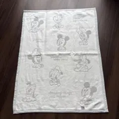 ベビー　ジャガード綿毛布　ベビーミッキー