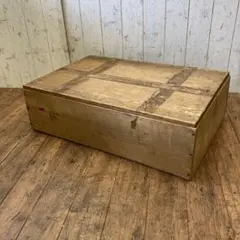 昭和レトロ 木製 古木 古道具 収納ボックス 道具入れ 工具入れ 小物入れ