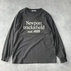 ビューティー＆ユース　コットン ヴィンテージライク ロゴ ロングスリーブTシャツ