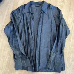 MUCH MORE シースルー長袖シャツ Lサイズ