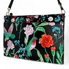 極美品 kate spade 2way ショルダーバッグ 花柄 ボタニカル柄