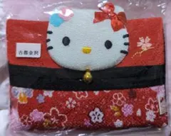 新品未使用　ハローキティ　 キティちゃん　ちりめん　ティッシュケース