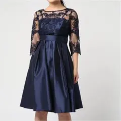 新品　Dorry doll 紺色　ドレス　お呼ばれ　二次会