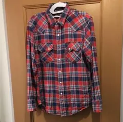 バックナンバー メンズ チェックシャツ S