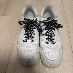 Nike Air Force 1 ホワイト Supremeシューレース(黒)