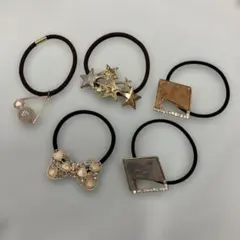 ヘアゴムセット 5個入り 多様なデザイン