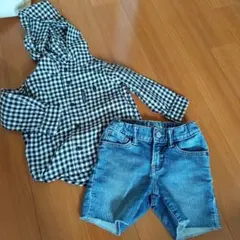 babyGap デニムショートパンツセット 18-24ヶ月