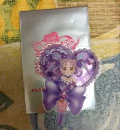 映画　キミとアイドルプリキュア　特典　うちわ型クリアカード　キュアキュンキュン