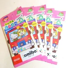 とびだせどうぶつの森 amiiboカード  5パックセット