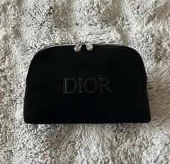 Dior / ディオール　ノベルティ　ポーチ　ブラック　ベロア