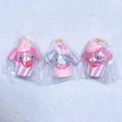 シュガーバニーズ カップケーキチャーム しろうさ ストロベリーうさ