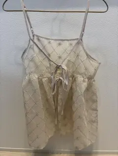新品　Helm花柄刺繍 ビスチェ キャミソール