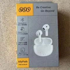 QCY AilyPods ワイヤレスイヤホン 白 新品未開封
