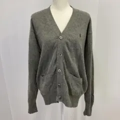 90s Polo By Ralph Lauren カーディガン ウール グレー
