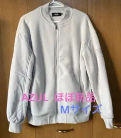 AZUL BY MOUSSY フリースジャケット M ライトグレー