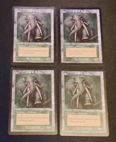MTG 象 トークン　褒賞プログラム　 4枚セットのサムネイル