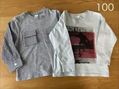 長袖カットソー 100cm（キムラタン・ブランシェス）