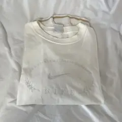 NIKE スウェット　クリーム　白　ライン