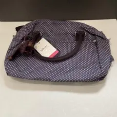 新品タグ付】キプリング kipling ショルダーバッグ ドット柄 MIA