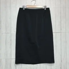新品　ひざ丈タイトスカート　ブラック【LL】　大きいサイズ　礼服