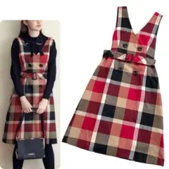 美品★BLUE LABEL CRESTBRIDGE ジャンパースカート 38