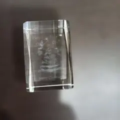 クリスマスツリー柄の置物