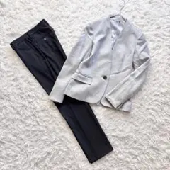 美品✨ザスーツカンパニー他　2点セットアップ　パンツスーツ　卒業式　入学式