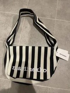 【marimekko】ショルダーバッグ　ニットバッグ