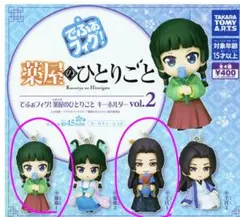 薬屋のひとりごと でふぉフィグ！ キーホルダー 2種セット売り　猫猫1 壬氏1