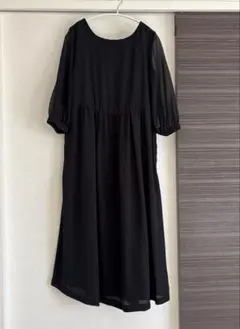 授乳できるフレアマタニティワンピース