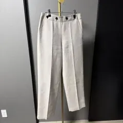 ADORE ベージュ ボタン付きスラックス　　36