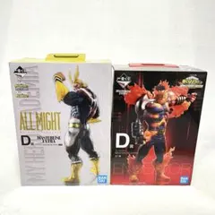 【箱あり】ヒロアカ 一番くじ オールマイト エンデヴァー フィギュア 2点