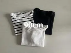 モノクロ3点セット Tシャツ 保育園着 まとめ売り