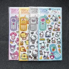 平成はっぴーフォン　サンリオ　４枚セット