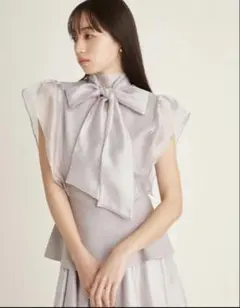 snidel スナイデル　ノースリーブニット　トップス　ピンク