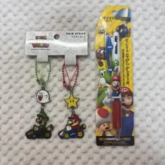 【新品未使用】USJ限定 スーパーマリオ ペアストラップ・ボールペン
