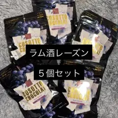 COSOTTO ラムレーズン チョコレート　5個　割れチョコ　お得のサムネイル