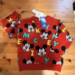 【未使用】レトロミッキーマウス ニットセーター　110cm