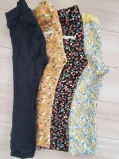 ４本セット　裏ボア　長ズボン　100cm　ボトムス　ロングパンツ