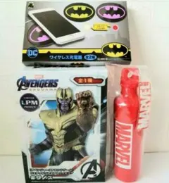 MARVEL サノス フィギュア 折り畳み 傘 バットマン 充電器 ワイヤレス