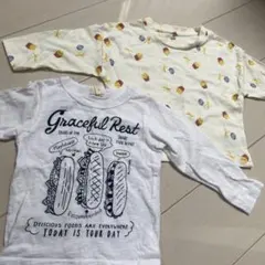 ベビー 長袖Tシャツ2枚セット 90cm