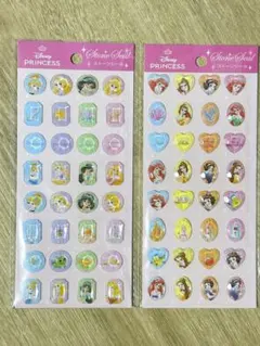 ディズニープリンセス　ストーンシール２種類セット　セリア　Seriaのサムネイル