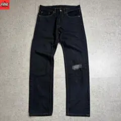 1199古着90s Levi’s ブラックデニムパンツフェードW32L32リペア