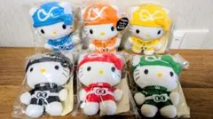 ハローキティ　ぬいぐるみ　マスコット　まとめ売り　6個セット